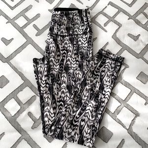 Victorias Secret Feather Leggings with thick but comfortable compression